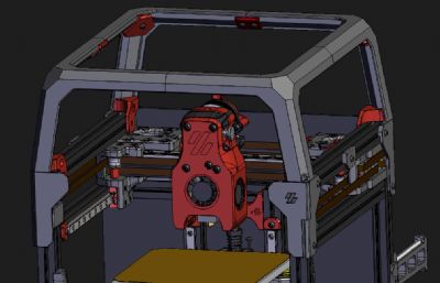 桌面3D打印机结构,STEP格式