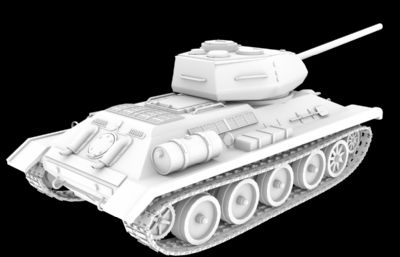 坦克,步战车maya模型素模