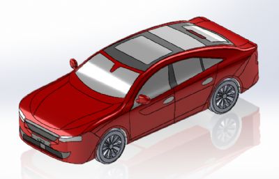 简易汽车车壳3D数模图纸