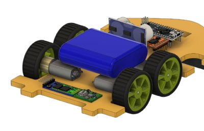 双摄像头编程玩具小车3D图纸