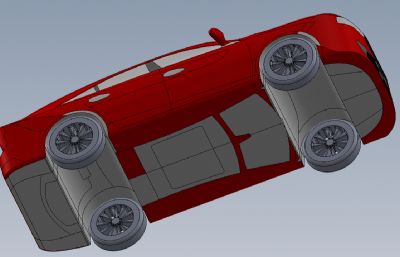 简易汽车车壳3D数模图纸