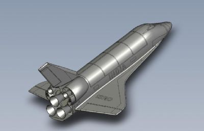 航天飞机展示模型,STEP格式