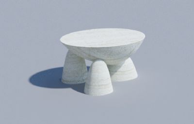 各种茶几,桌子组合3D模型