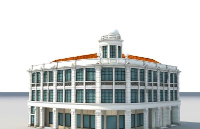 惠罗公司旧址,武汉历史文化建筑MAX模型