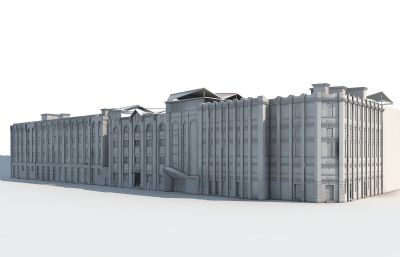 平和打包厂,武汉历史文化建筑3D模型