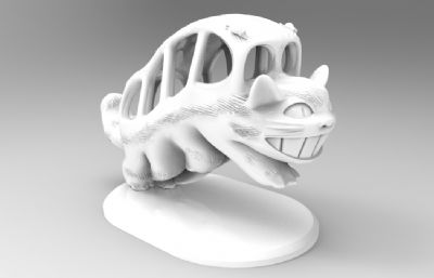 龙猫-猫巴士3D打印模型
