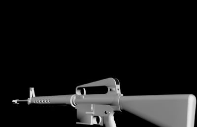 h3vr ar10步枪FBX模型