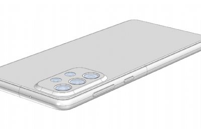 SAMSUNG三星GALAXY A73手机STP格式3D模型