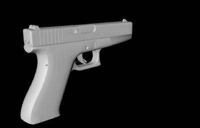 glock18格洛克18手枪外观FBX模型