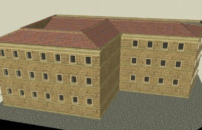 古罗马档案馆SKP模型
