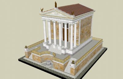 雅典娜神庙模型