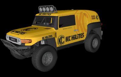 KC赛车,越野车3D模型,obj格式