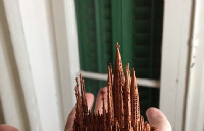 高迪圣家大教堂3D打印模型