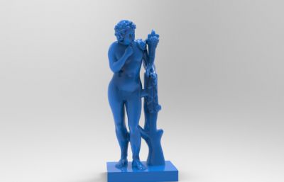 哈尔波克拉特斯(Harpocrates)雕像模型