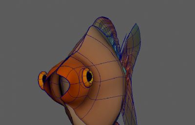 金鱼maya模型练习作品