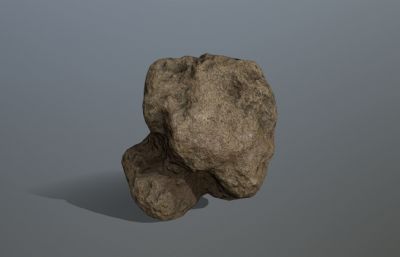 悬崖石头,岩石,山岩blender模型