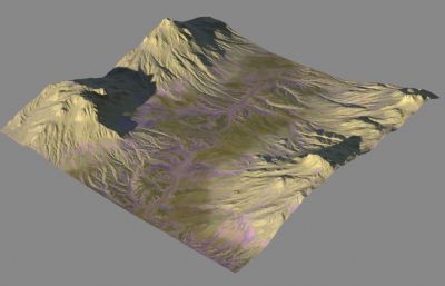 冰岛熔岩,岩浆火山maya模型,MB,FBX,OBJ等格式(网盘下载)