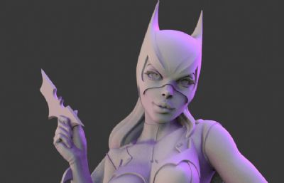 女蝙蝠侠手办模型