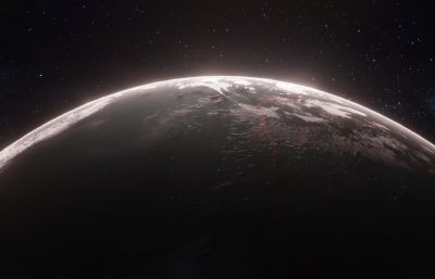 火山星球 系外行星 熔岩 火山 外星 星球 系外行星  星体【8K】(网盘下载)