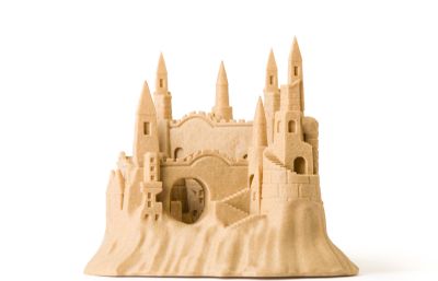 沙堡,沙子做的城堡stl模型