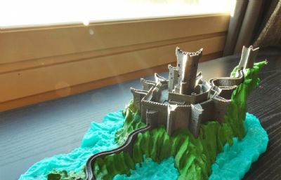 dragonstone龙石岛3D打印模型