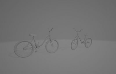自行车OBJ模型