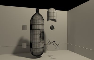 自制蟑螂捕捉器3D模型