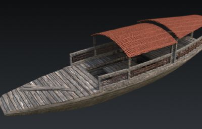 中型渔船3D