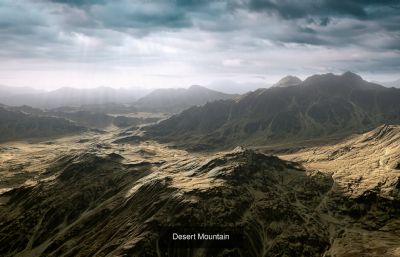 沙漠,沙丘,荒芜之地,高山,山脉等环境集合【8K】(网盘下载)