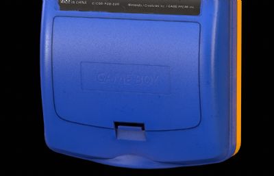gameboy游戏机,怀旧机器,掌机,电子游戏机模型,C4D,MAX,FBX,blend格式