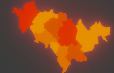 吉林省地图模型