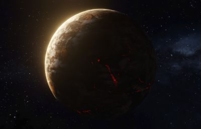 火山星球,科幻火山【8K】(网盘下载)