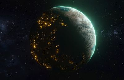 绿色星球,类人族行星【4K】