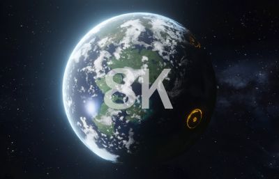 人类星球,系外行星【8K】