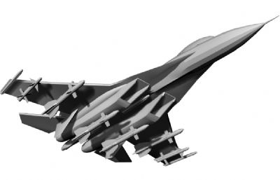 米格35战斗机STL模型