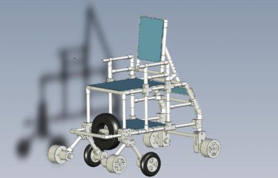 Martian火星人轮椅STEP格式数模图纸