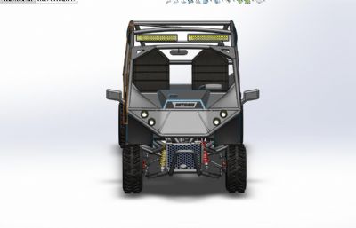 Nitron 300cc UTV拉力赛钢管车Solidworks模型图纸