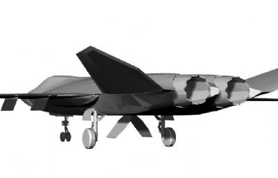 德法西第六代战斗机FCAS STL模型