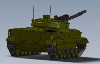 BMP-3步兵战车,STEP格式模型