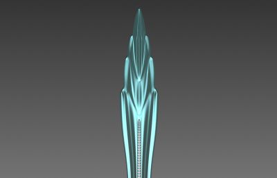 水晶重剑图纸模型,IGS格式