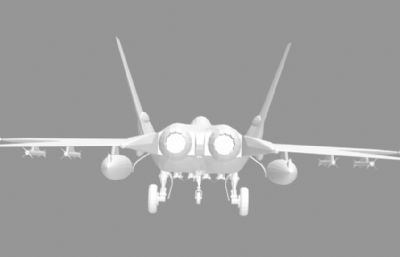 韩国KF-21 猎鹰战斗机3D模型,多种格式