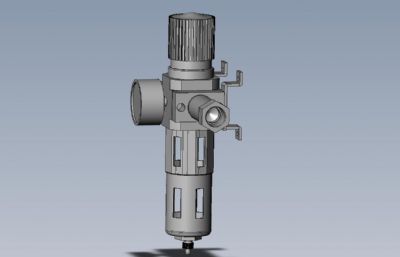 四柱油压机Solidworks图纸 3D模型