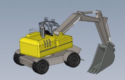 Solidworks挖掘机模型