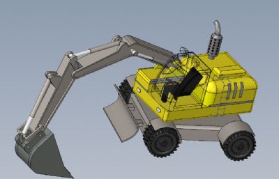 Solidworks挖掘机模型