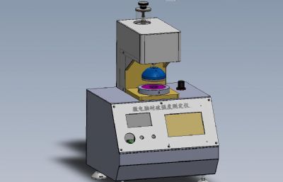 微电脑耐破强度测定仪Solidworks数模