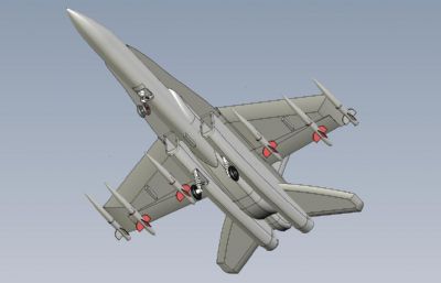加拿大空军CF-18Hornet第五代战斗机模型