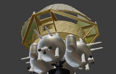 太空巴士远征三号Blender模型