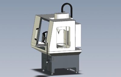 CNC精密机床3D图纸