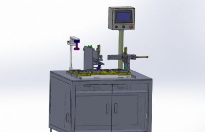CCD检测仪,贴标机,一体机3D数模
