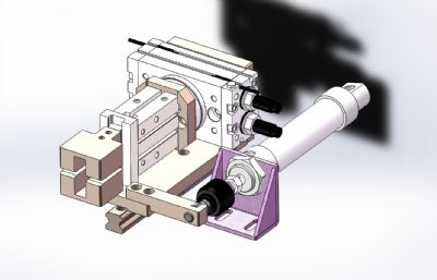自动化衣架除水口插针钩一体机3D数模